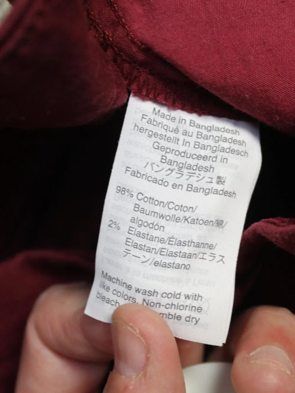 J. Crew crew cranberry